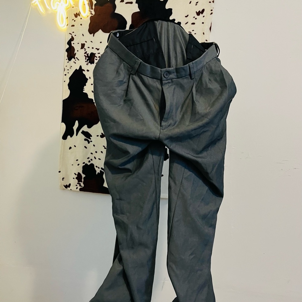 Haggar Charcoal Dress Pants for Men